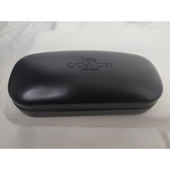 COACH Black Case AUTHENTIC Clamshell Eyewear EYEGLASSES Reading GLASSES Empty - Picture 2 of 6
